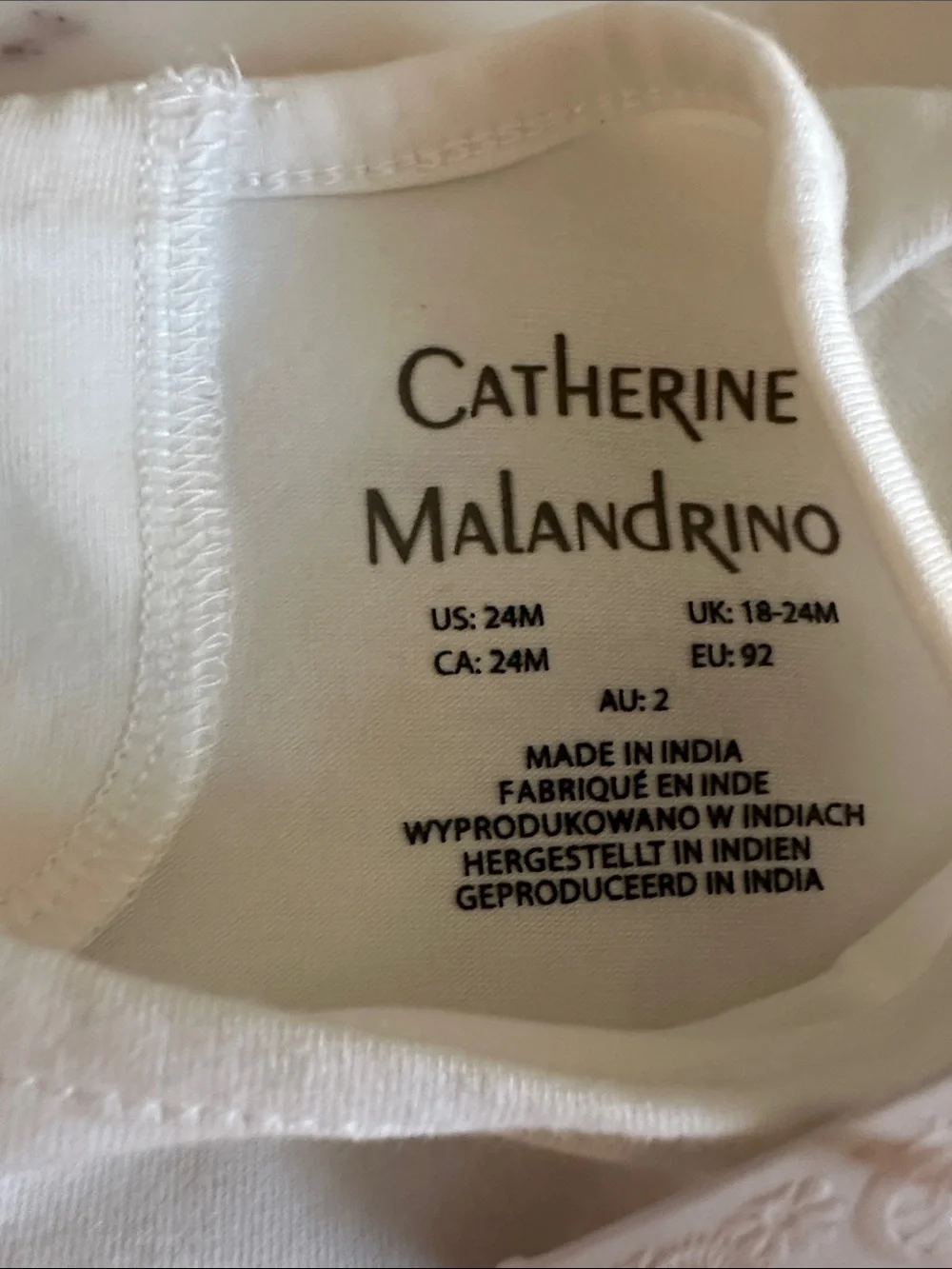 Catherine Malandrino White 'Paris' 4 piece mix and match set